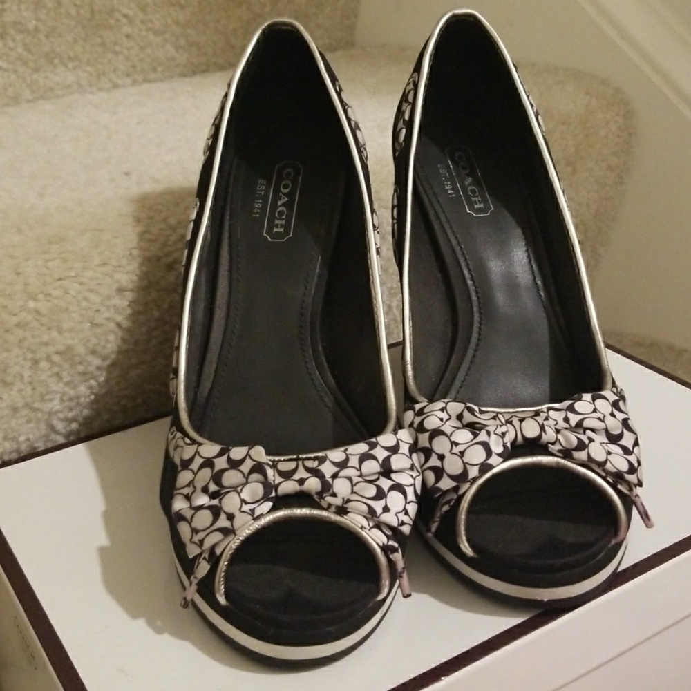Coach wedges